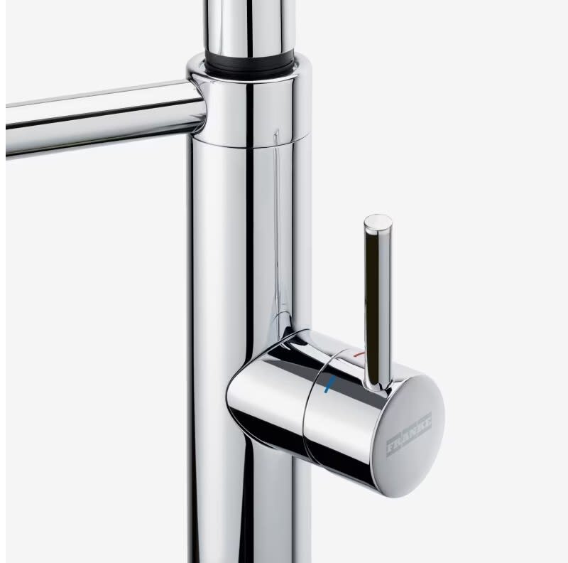 Franke FF4480 Single Handle Satin Nickel Pulldown Kitchen Faucet