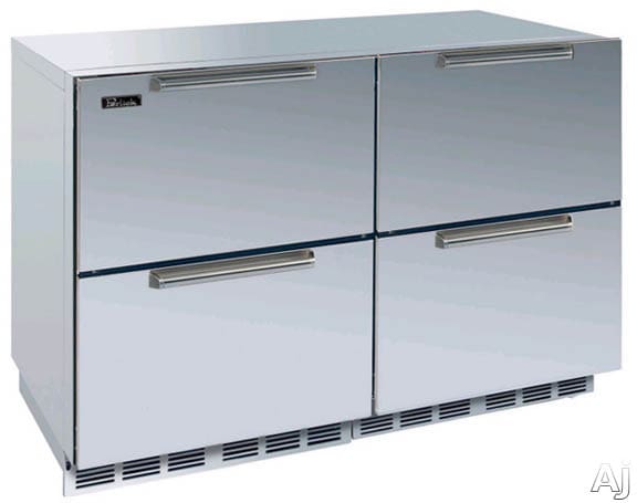 Perlick HP48FRB 48 Inch Undercounter Freezer/Refrigerator with 12