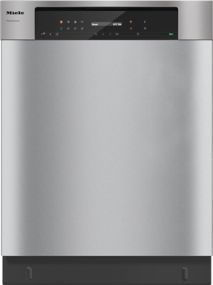 Miele PFD101U 24 Inch Full Console Built In Smart Dishwasher with 13 Place Setting Capacity 8 Wash Cycles 48 dBA Noise Level AutoOpen Assisted Drying and UL Listed Stainless Steel 120V