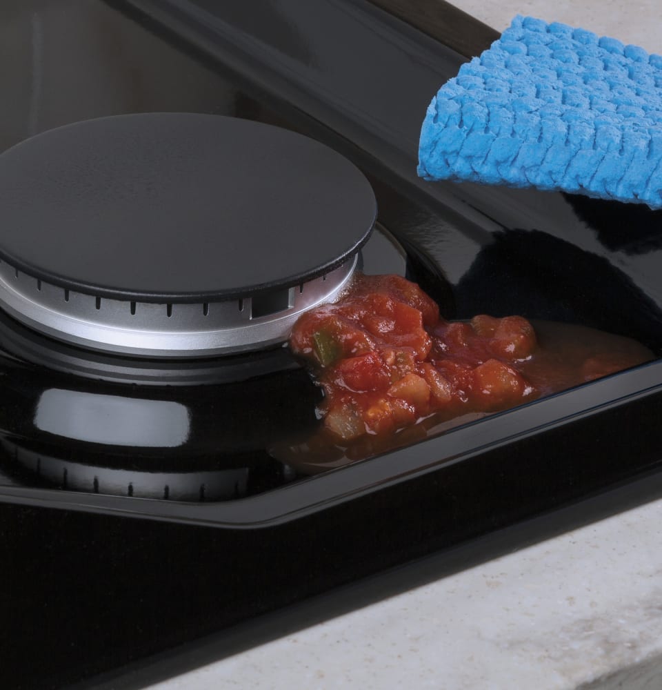 GE PGP7036DLBB 36 BuiltIn Gas Cooktop with 5 Sealed Burners