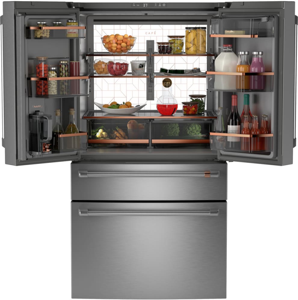 Cafe CGE29DP2TS1 36 Inch Freestanding 4-Door French Door Smart