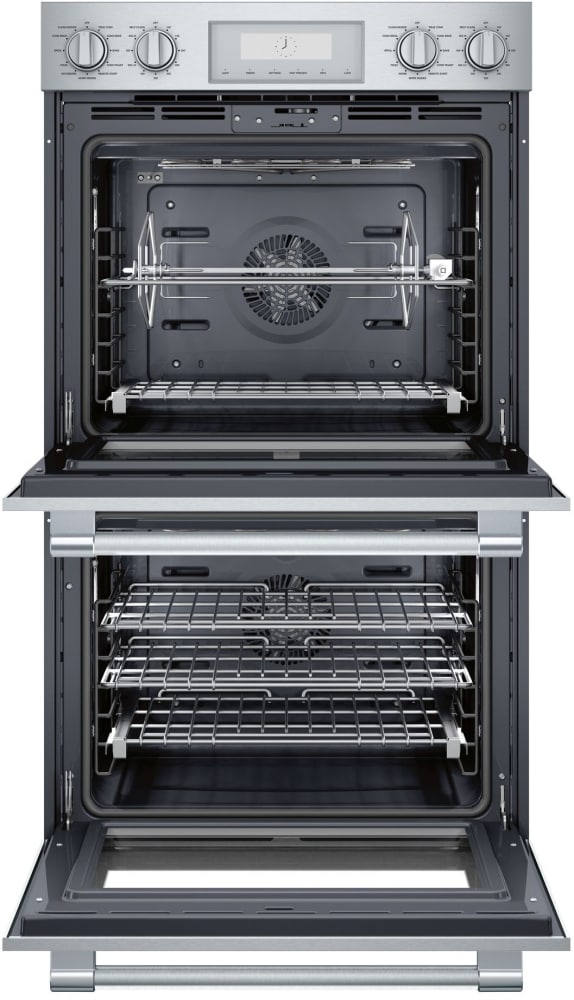 Thermador PODS302W 30 Inch Double Steam Combination Smart Electric Wall Oven  with 7.3 cu. ft. Total Capacity, True Convection, Self-Clean, SoftClose®  Door, and Telescopic Racks