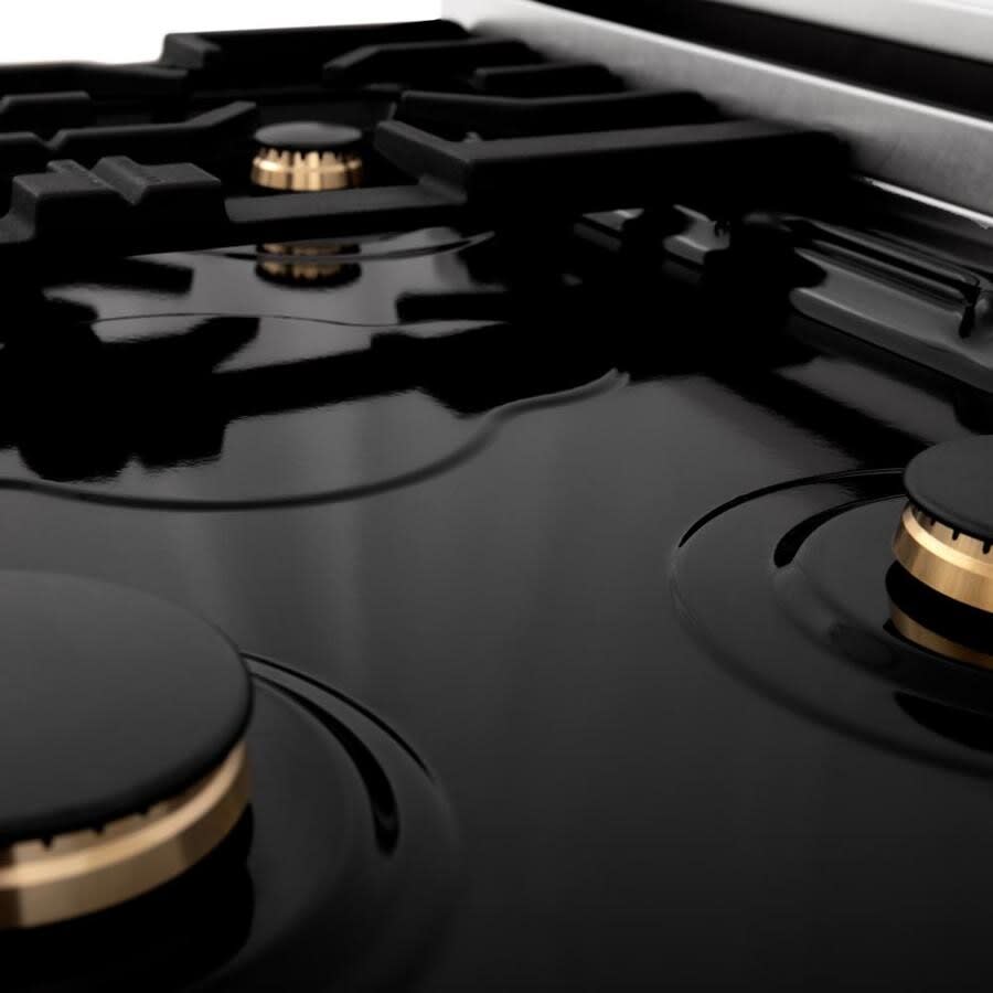 ZLINE RTBR30 Professional Gas Rangetop with 4 Italian Brass Burners