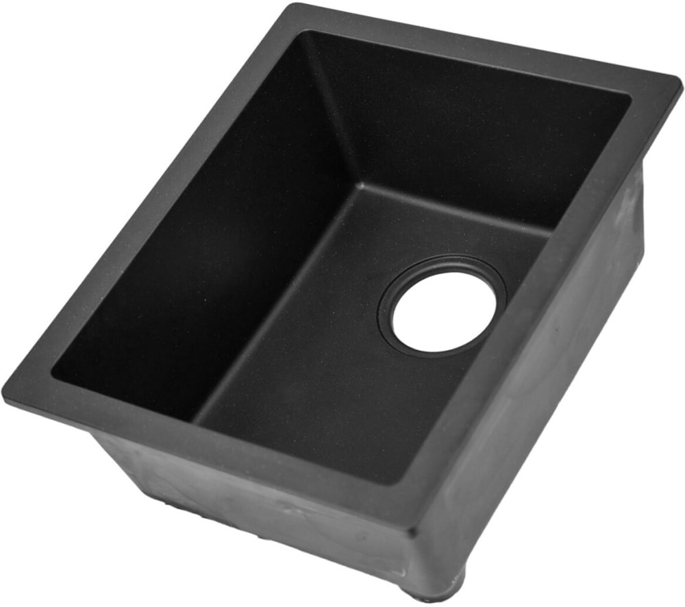 Nantucket Sinks PR1815BL 15 Inch DualMount Single Bar/Prep Sink with 7