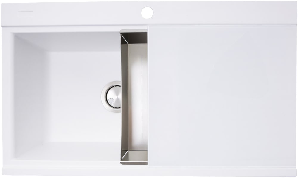 Nantucket Sinks PR3420PSW 34 Inch Top Mount Double Bowl Kitchen