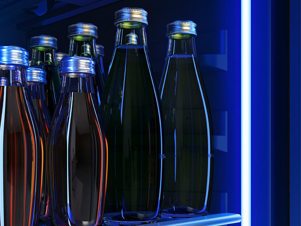 LED RECHWE perfect blue初期タンクトップ ホワイト Zephyr PRWB24F02AG 24 Inch Wine & Beverage Cooler with 15.3