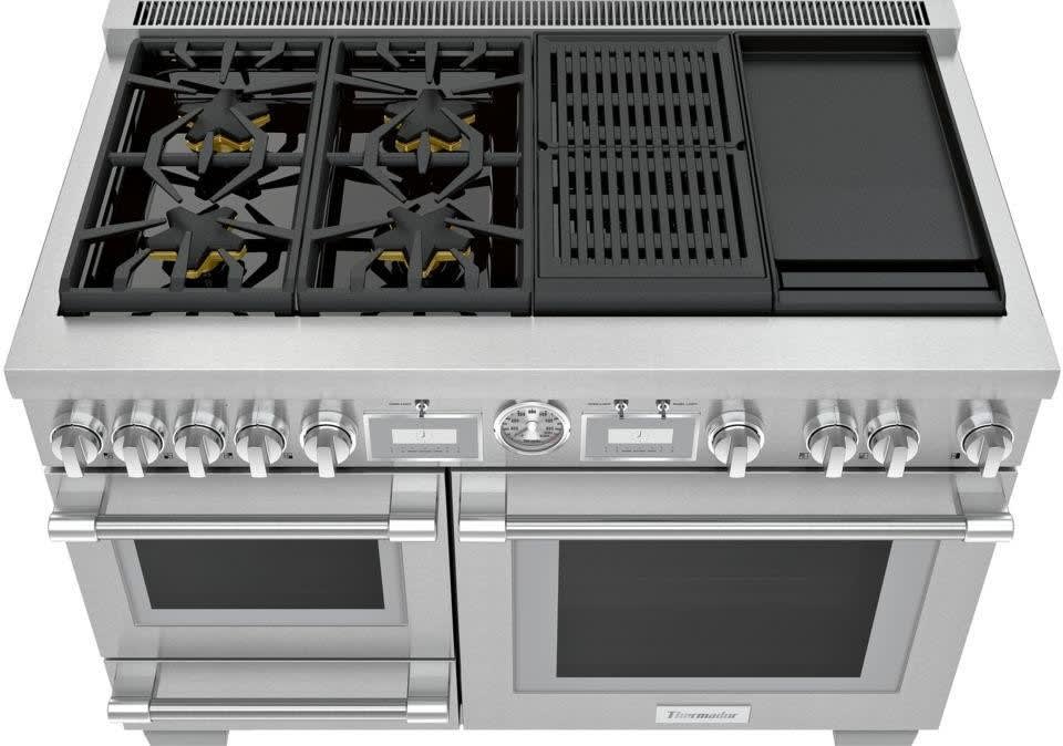 Thermador PRD484WCGU 48 Inch Smart ProStyle Dual Fuel Range with
