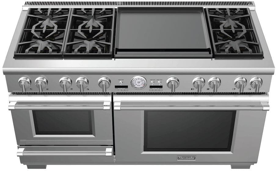 Thermador Prd606resg 60 Inch Dual Fuel, Gas Range With Warming Drawer