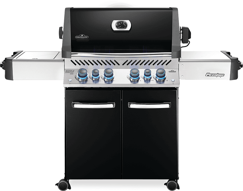 Napoleon P500RSIBPK3 66 Inch Freestanding Grill with Sizzle Zone™ Side