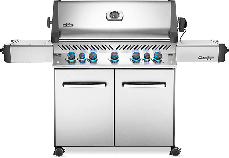 Napoleon P665RSIBNSS 75 Inch Freestanding Grill with Sizzle Zone