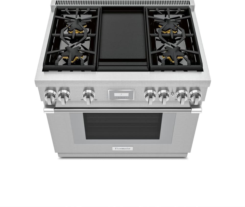 Thermador PRG364WDH 36 Inch Freestanding Gas Smart Range with 4 Sealed