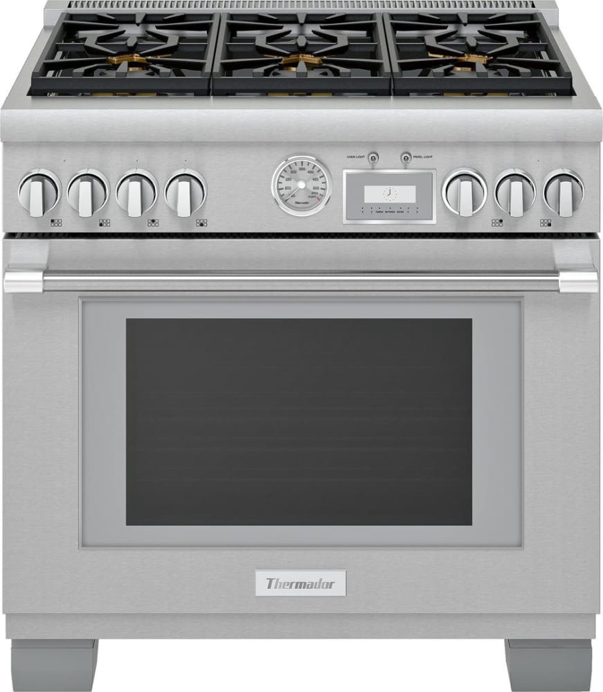 Thermador Thradw105 2 Piece Kitchen Appliances Package With Gas Range And Dishwasher In Stainless Steel