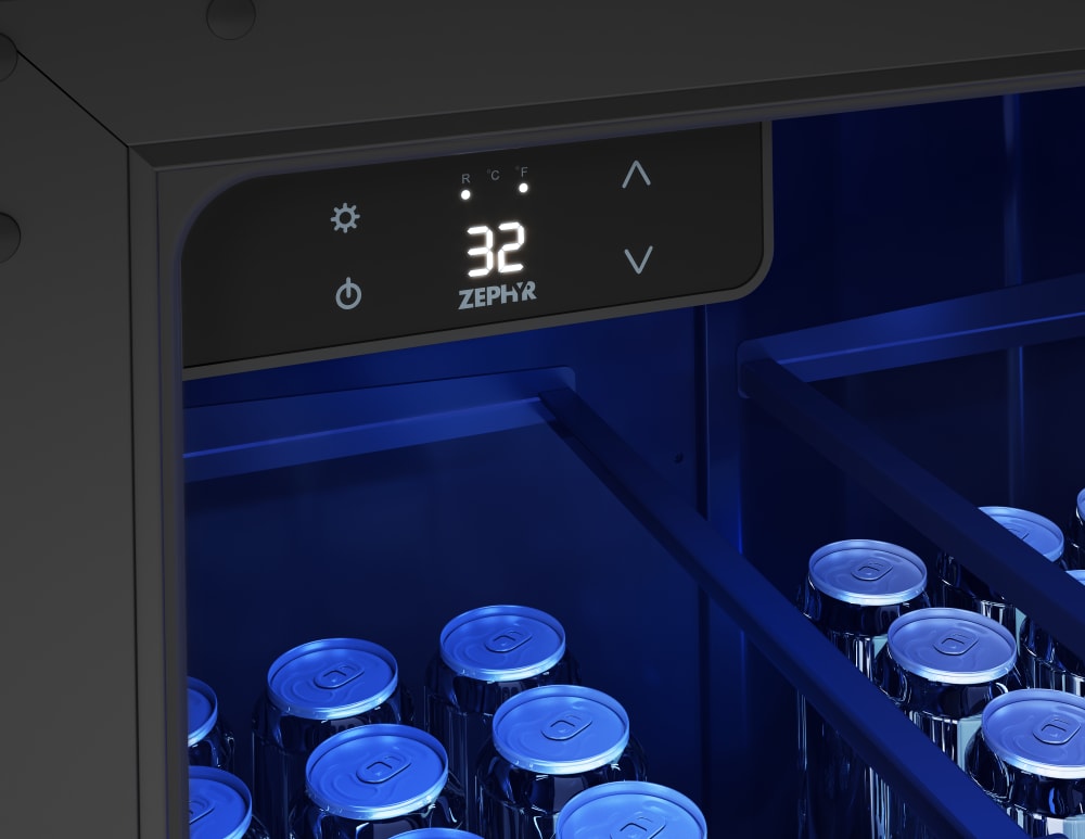Zephyr PRKB24C01AG 24 Inch Freestanding Kegerator & Beverage Cooler
