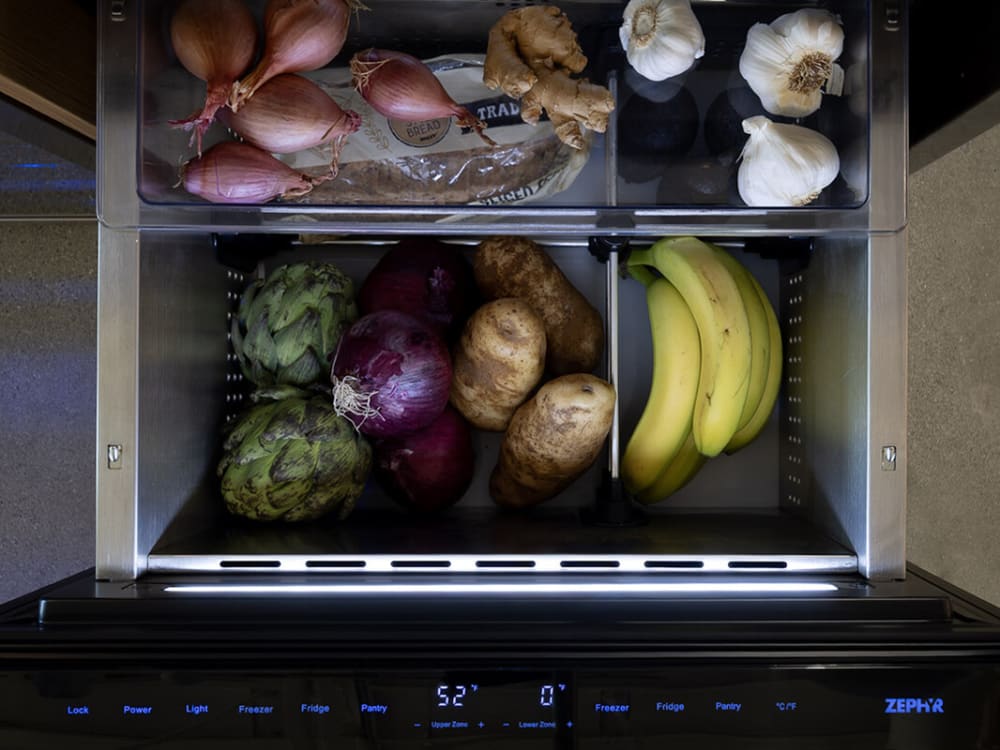 Zephyr PRRFD24C2AP 24 Inch Built-In Undercounter Refrigerator