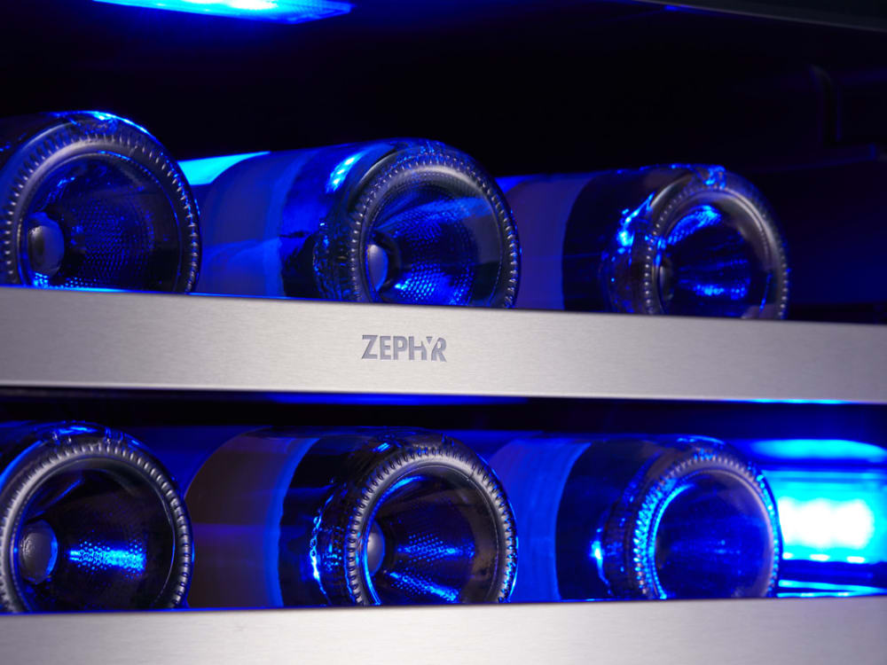 Zephyr PRW24C01AG 24 Inch Single Zone Wine Cooler with 54
