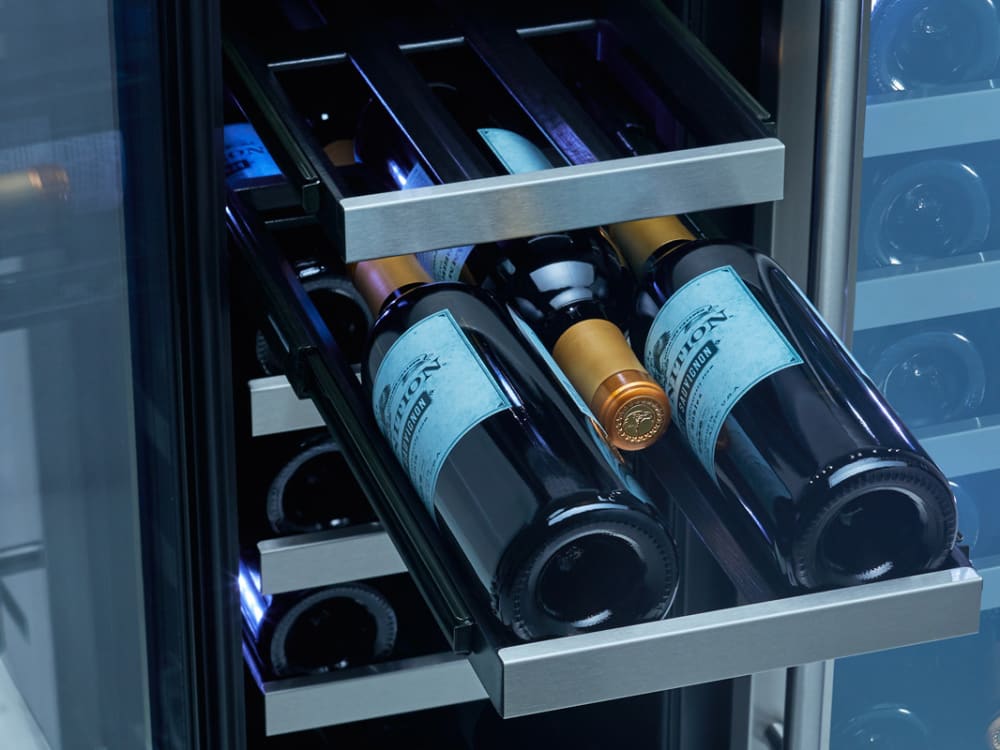 Zephyr PRW24C32AG 24 Inch Dual Zone French Door Wine Cooler