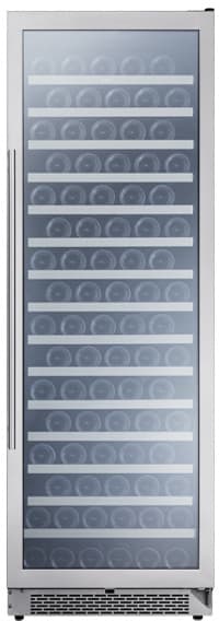Zephyr PRW24F01BG 24 Inch Single Zone Wine Cooler with 15.72