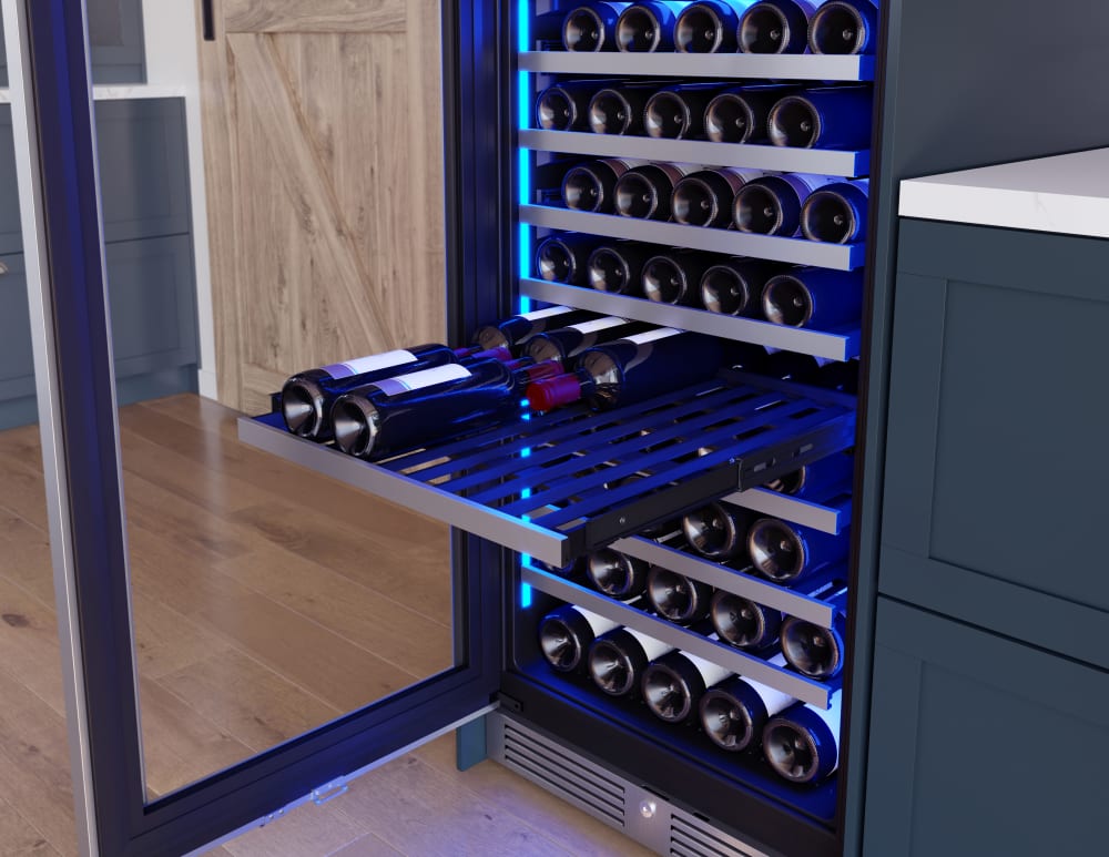 Zephyr PRW24F02CG 24 Inch Dual Zone Full Size Wine Cooler