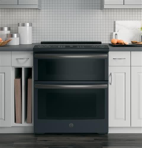 Black slate sales double oven