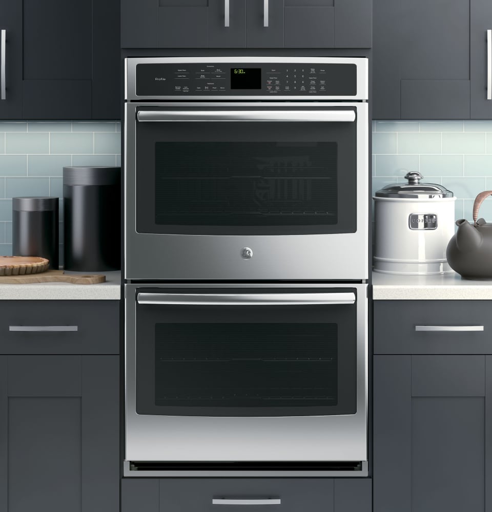 How do you unlock a GE Profile True Temp oven?