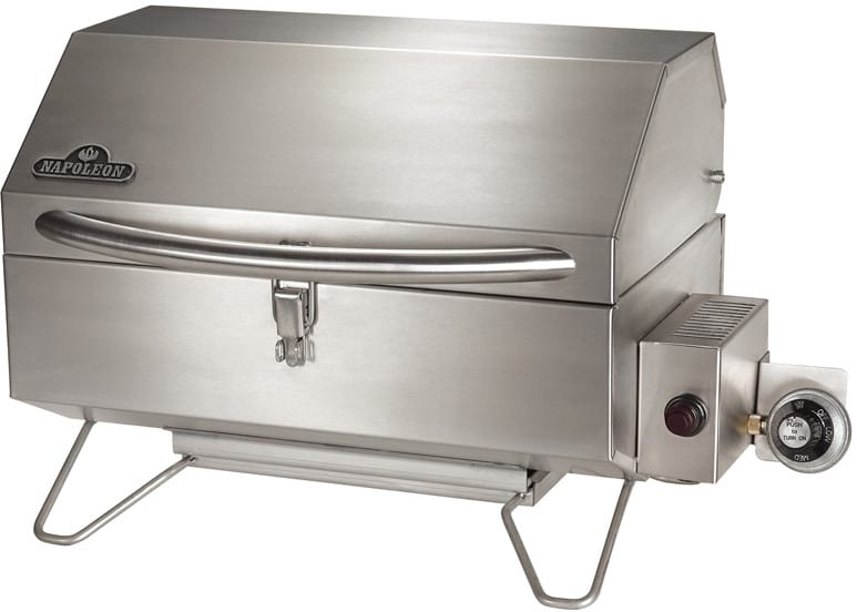 Decimale Jumping jack Goneryl Napoleon PTSS215PI 26 Inch Portable Gas Grill with 14000 BTU Burner,  QUICKSNAP Latch, Wind Resistant, 320 sq. in. Cooking Surface and Folding  Legs: Infrared Burner