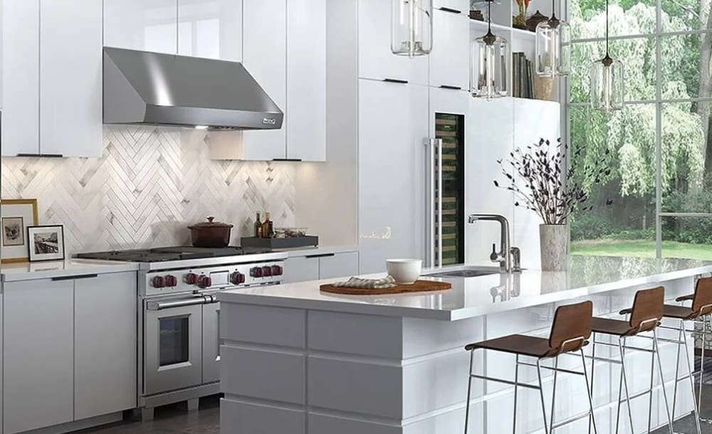 Wolf PW542718 Wall Mount Canopy Range Hood with Infinite