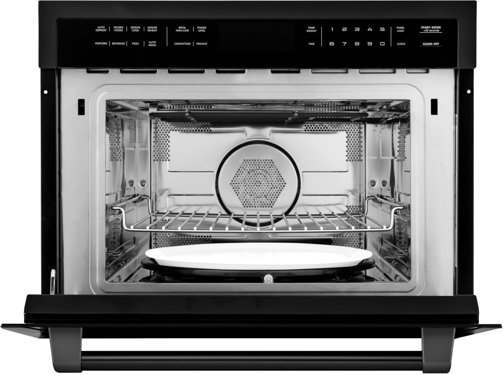 ZLINE MWO24BS 24 Inch Built-In Convection Microwave Oven with 1.6
