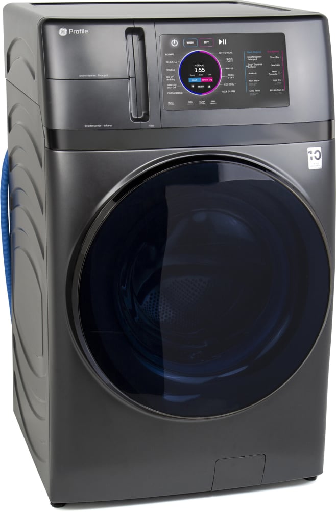 GE PFQ97HSPVDS 28 Inch Smart Front Load Washer/Dryer Combo with 4.8 cu