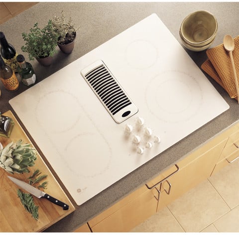 GE Profile JP989KDCC 30 Inch Built-In Electric Downdraft Cooktop