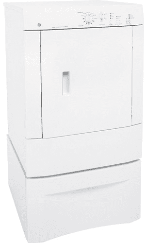 GE DSXH47GGWW 27 Inch Gas Dryer with 5.8 cu. ft. Capacity, 7 Dry