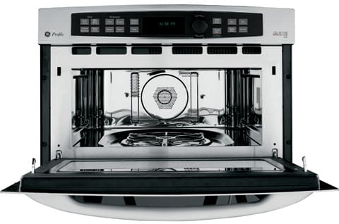 GE SCB1001MSS 27 Inch Single Electric Advantium Wall Oven with 1.7 cu. ft. Manual Clean Speedcook Convection Oven Microwave Oven Cooking Mode Glass Touch Controls and Stainless Steel Interior Stainles...