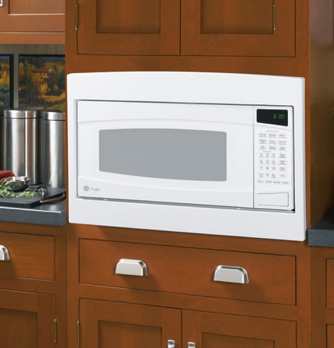 GE PEM31DMWW 1.0 cu. ft. Countertop Microwave Oven with 800 Watts, 10