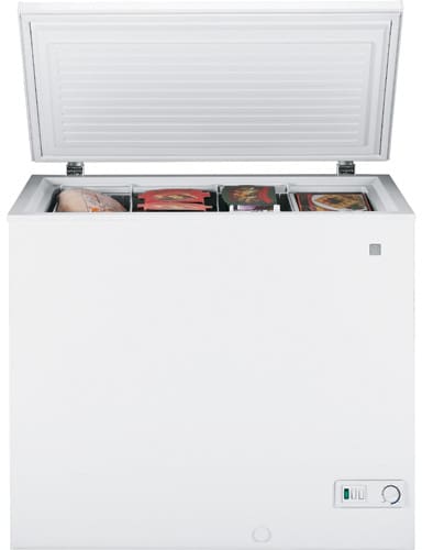 GE FCM7SUWW 7.0 cu. ft. Chest Freezer with Manual Defrost ...