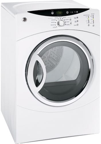Ge Dcvh640ejww 27 Inch Electric Dryer With 7 0 Cu Ft Capacity Multiple Cycles Moisture Sensor Deluxe Dryer Rack And Ada Compliant