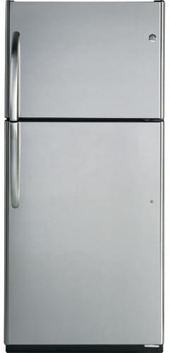 GE GTH18ISXSS 18.0 cu. ft. Top-Freezer Refrigerator with 3 Glass