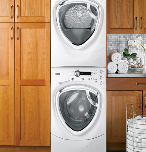 Ge profile stackable on sale washer and dryer