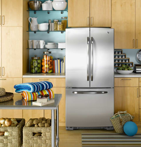 GE GFSS2KEXSS 22.2 cu. ft. French-Door Refrigerator with 4 Glass