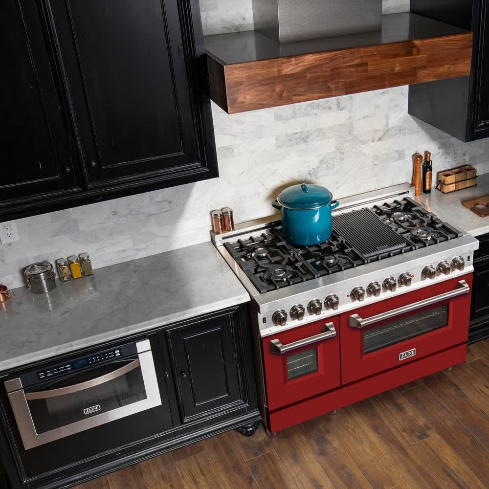 ZLINE RARM48 48 Inch Freestanding Professional Dual Fuel Range with 6