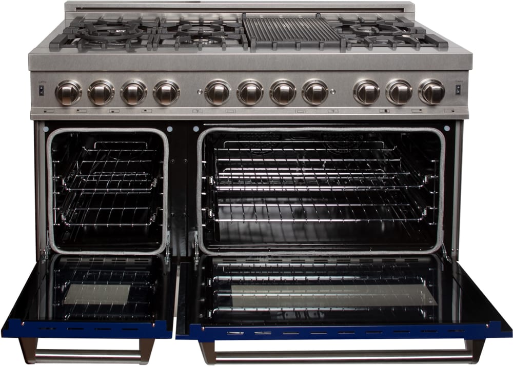 ZLINE RASBG48 48 Inch ProStyle Double Oven Dual Fuel Range with 7