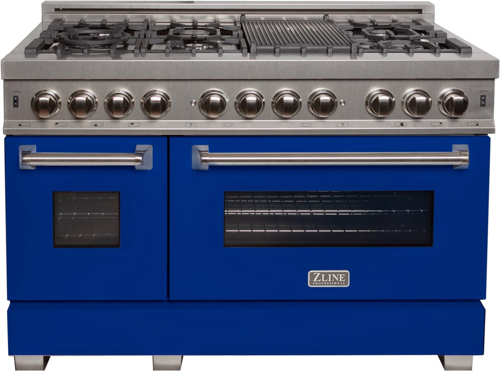 ZLINE RASBM48 48 Inch ProStyle Double Oven Dual Fuel Range with 7