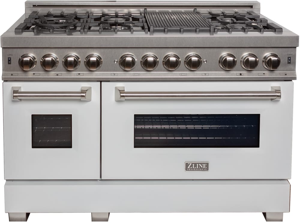 ZLINE RASWM48 48 Inch ProStyle Double Oven Dual Fuel Range with 7