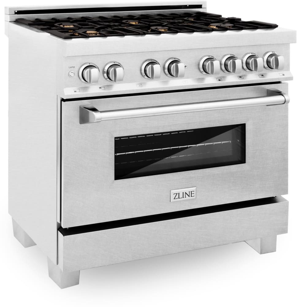 ZLINE RASSNBR36 36 Inch Freestanding Professional Dual Fuel Range with
