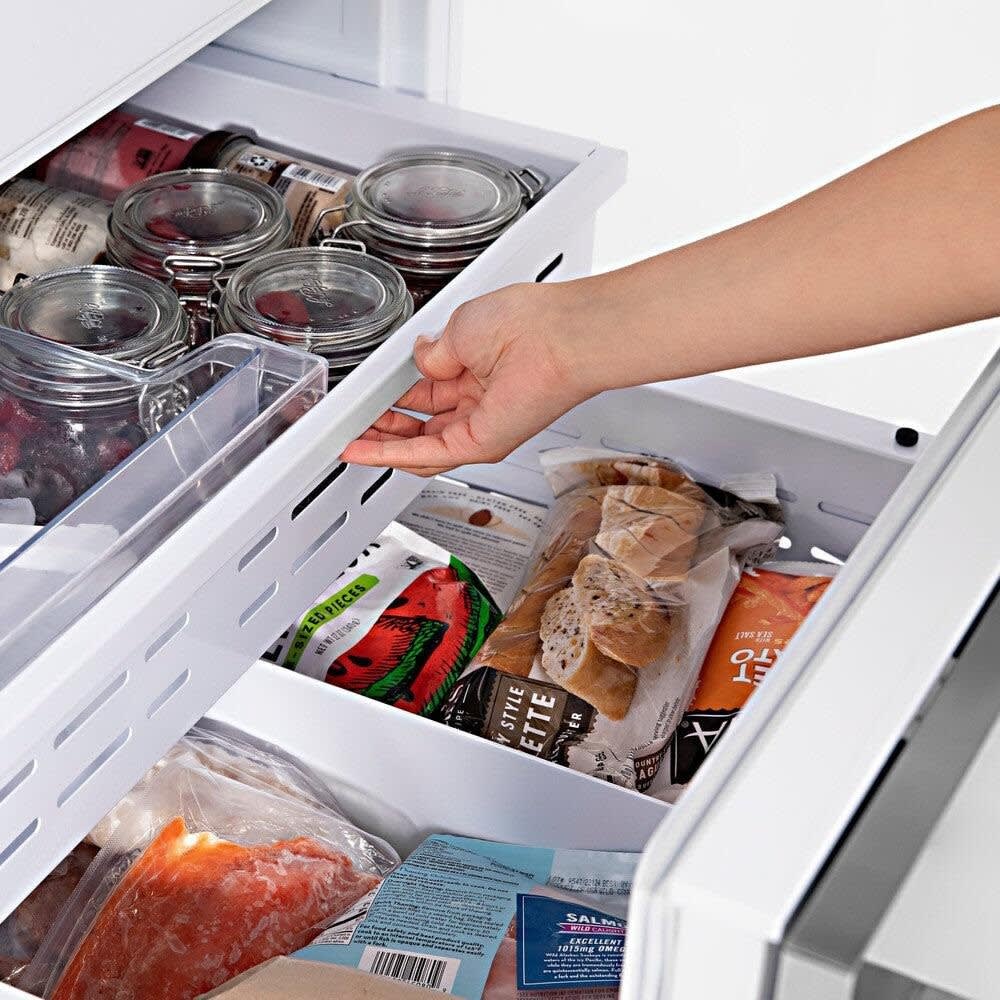 サラフィネ ZLINE RBIVSN36 36 Inch Built-In French Door Refrigerator with 19.6