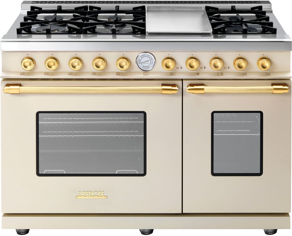 Superiore RD482GCCG 48 Inch Freestanding Gas Range with 6 Sealed