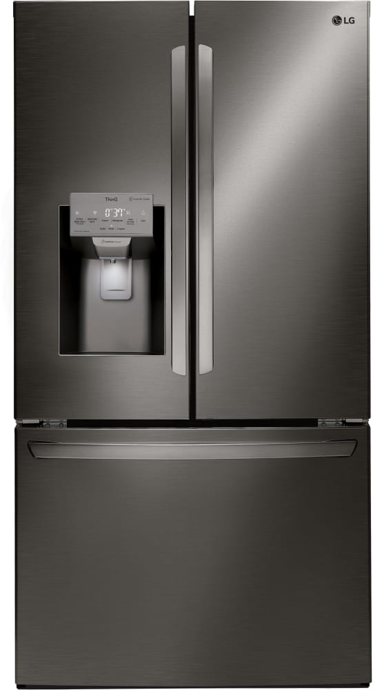 Lg Lfxs26973d 36 Inch Smart French Door Refrigerator With 26 2 Cu Ft Total Capacity Dual Ice Maker External Ice Water Dispenser Smart Cooling System Lodecibel Sabbath Mode Star K Certified And Energy Star Printproof