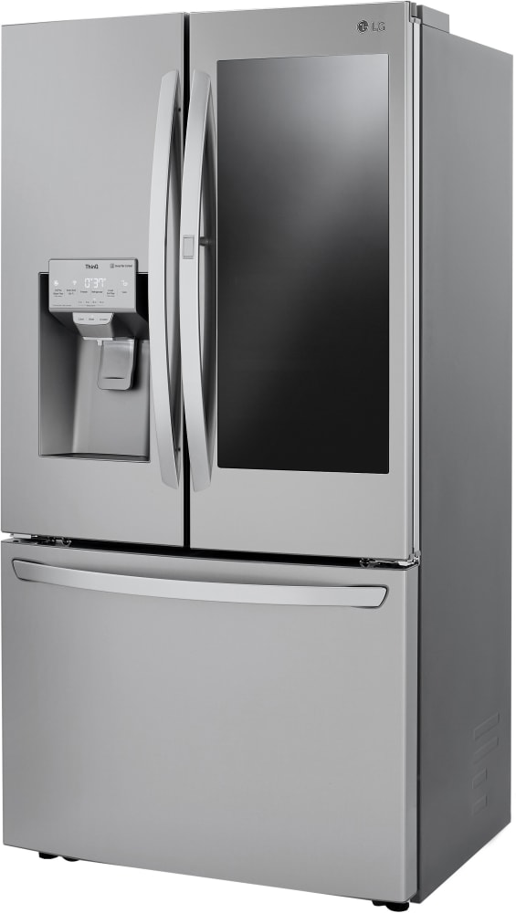 LG LRFVS3006S 36 Inch French Door Craft Ice Smart Refrigerator with 29.7 Cu. Ft. Capacity, InstaView Door-In-Door, WiFi, Dual Ice Maker, Integrated Water Filter/Dispenser, LoDecibel Quiet Operation, Sabbath Mode, and Energy Star® Qualified: PrintProof Stainless Steel