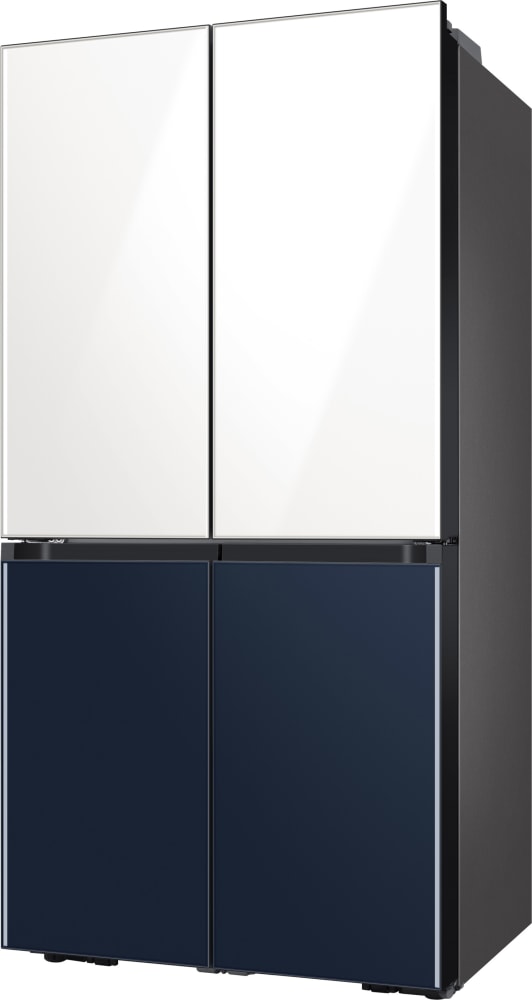 Best Buy: Samsung BESPOKE 23 cu. ft. 4-Door Flex French Door Counter Depth  Smart Refrigerator with Customizable Panel Colors Navy Glass RF23A967541/AA