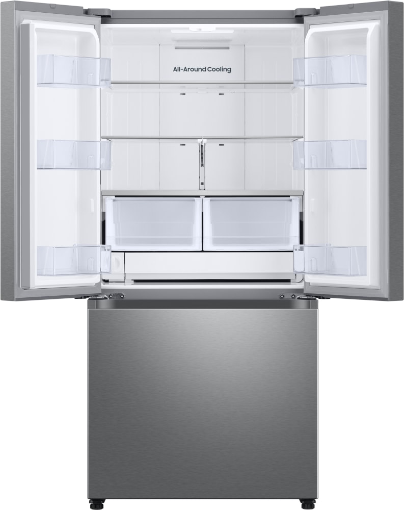 Samsung RF25C5151SR 33 Inch Smart French Door Refrigerator with 25 Cu ...