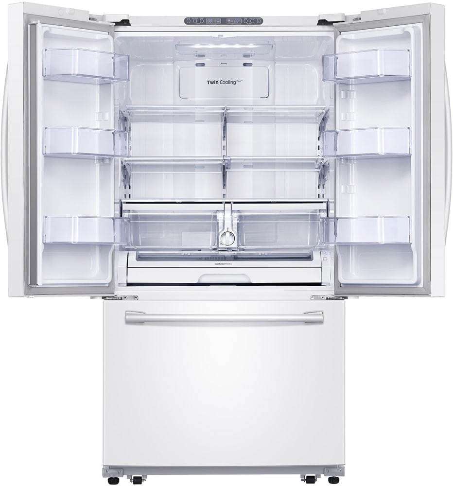 Samsung RF261BEAEWW 36 Inch French Door Refrigerator with 25.5 cu. ft