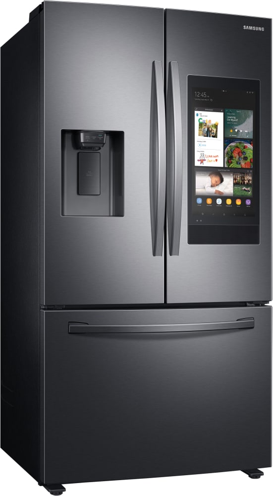 Samsung RF27T5501SR 36 Inch Smart French Door Refrigerator with 26.5 Cu.  Ft. Capacity, Family Hub™ Touch Screen Display, All Around Cooling,  Adjustable Spillproof Shelves, Filtered Water/Ice Dispenser, Interior  Camera, WiFi, Door Alarm
